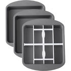 2105-5745 Wilton Checkerboard Cake Pan Set Square 070896157454