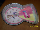 2105-8900 Wilton Brand Aluminum Barbie Cake Pan 2105-8900 Wilton Brand Aluminum Barbie Cake Pan