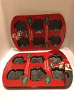 2109-0014 Wilton New Cavity Gingerbread Village Two Cookie Pans Holiday Bakeware 2109-0014 Wilton New Cavity Gingerbread Village Two Cookie Pans Holiday Bakeware