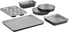 21228 Bakeware Set Nonstick Black Cake Loaf Muffin Pan 7031108921228