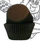 275 Gp Brown-rt Goldas Kitchen Baking Cups Solid Brown Mini 675328001017