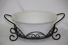 277439 Certified International Round Quart Stoneware Casserole Baking Dish Ornate Black 277439 Certified International Round Quart Stoneware Casserole Baking Dish Ornate Black