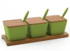 2800051 Berghoff Cooknco Piece Jar Set Green 2800051 Berghoff Cooknco Piece Jar Set Green