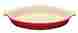 Pg0400-3667 3.1-quart Le Creuset Heritage Stoneware Oval Au Gratin Dish Cerise Cherry Red 630870041003
