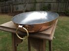 3.5lbs Dehillerin Antique Hammered Copper 14 Gratin Roaster Tin Lined France