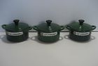 3-ferrel Le Creuset Enameled Cast Iron 3-ferrel Le Creuset Enameled Cast Iron