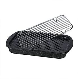 3 Pcs Set Bake Broil And Grill Granite Ware