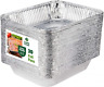 Synchkg117715 30 Count 9 X 13 Aluminum Foil Pans Half Size Deep Steam Silver