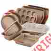 30001 Rachael Ray Baking Set Nonstick Bakeware 10pc New Gift Latte Brown Long Lasting Oven 078074030001