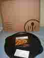 3150 Pampered Chef New Rockcrok Grill Stone In Box With Recipe Booklet
