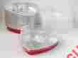 339-35-100 Handi-foil Usa Disposable Aluminum Large Heart Shaped Cake Pan Baking W Clear Lid 339p