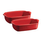 349749 Emile Henry Individual Rectangular Baking Dish Burgundy Set 3289313497494 349749 Emile Henry Individual Rectangular Baking Dish Burgundy Set 3289313497494