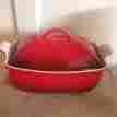 3941304 Roaster Le Creuset Williams Sonoma Heritage Stoneware Bakeware New