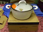 4.75qt Covered Pan Pampered Casserole Ceramic White Chef