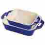 405119parent Staub Ceramic 2-pc Rectangular Baking Stoneware Bakers Dish Set Dark Blue 872078016890