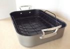 41722 Nordic Ware Roaster With Rack Black Free Shipping