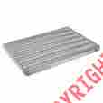41758-65 Paderno World Cuisine Perforated Aluminum 6 Baguette Pan