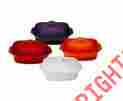 42802730 Le Creuset New 2.75 Qt Covered Stoneware Purple Square Dish Baking Casserole 42802730 Le Creuset New 2.75 Qt Covered Stoneware Purple Square Dish Baking Casserole