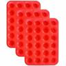 4321718771 Pack Muffin Cupcake Pans Silicone Mini Molds Non Stick Baking