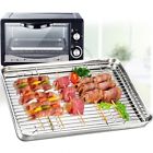 43234-2055 Teamfar Baking Sheet Set Stainless Steel Cookie Cooling 652670650391