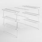 434675 Cost Plus World Market Stackable Cooling Rack Silver By