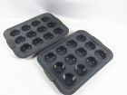 457-837 Todd English Set Of Two Titanium Ceramic Muffin Pans Gunmetal