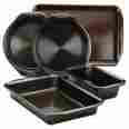 46015 Circulon Bake Gift Set Nonstick Bakeware 5 Pc Chocolate Brown Cooking Dorm Home Holiday 0714573117569