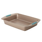 46682 Rachael Ray Cucina Bakeware Rectangular Cake Pan Latte 051153466823