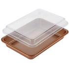 47004 Ayesha Curry Bakeware Covered Cake Pan Copper 631899470041