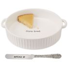48010003 Mud Pie Circa Dining Ceramic Cornbread Baker Dish 718540477021