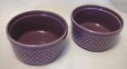 492000216114 Threshold Two Purple Porcelain Cup Ramekins Casserole Dishes
