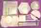 502-356 Wilton Cake Baking Decorating Lot 12 Pans 3 Sets Tiering Tools