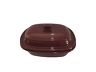 5104 Pampered Chef Cranberry Deep Covered Baker Excellent Condition