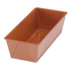 510455 Fox Valley Traders Ceramic Copper Loaf Pan 842536130383