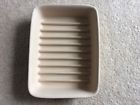 5152 Pampered Chef The Ridged Baker Roasting Pan Stoneware