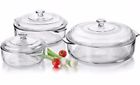 56030bs Libbey Glass Casserole Set 688951353866