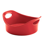 58524 Rachael Ray Stoneware Round Baker Red 051153585241