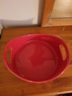 58532 Rachel Ray Pc Set Red Bubble Brown Oven Stoneware