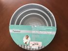 59426 Cake Boss Professional Bakeware Round Pan Set Silver