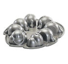 59870 Nordic Ware Caterpillar Cakelet Cake Pan Heavy Cast Aluminum Cups