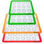 600291928719 Set Of Baking Mats Reusable Silicone Macaron Half