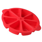 602430394621 Shebaking Baking Molds Triangle Cavity Silicone Red Portion