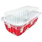 615265513211 Pactogo Bakeware Red Holiday Christmas Snowman Aluminum Foil