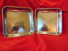 6208  Vollrath Set Of Two Square Stainless Steel Cake Pans Inches