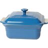 630870024211 Le Creuset Brand New Blue Square Stoneware Casserole