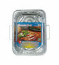 6392021 Home Plus Inch Durable Foil Roaster Pan With Handles Silv