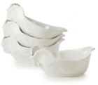 641813-4 Revol French Classics Porcelain Individual Chicken Roasters In