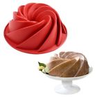 6447827120322 Unbranded Silicone Baking Mould Swirl Bundt Ring Cake