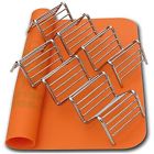 648620123770 American Taste Taco Holders Rack Silicone Mat By