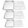 652670650988 Teamfar Team Far Baking Sheet With Rack Set